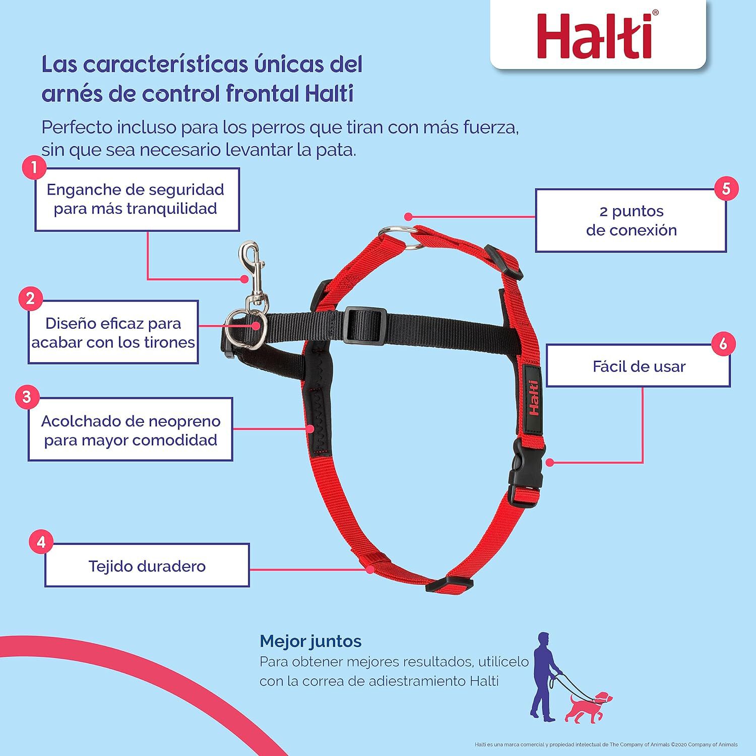 Halti Arn&eacute;s de Adiestramiento Antitirones para perros, , large Imagen numero 3